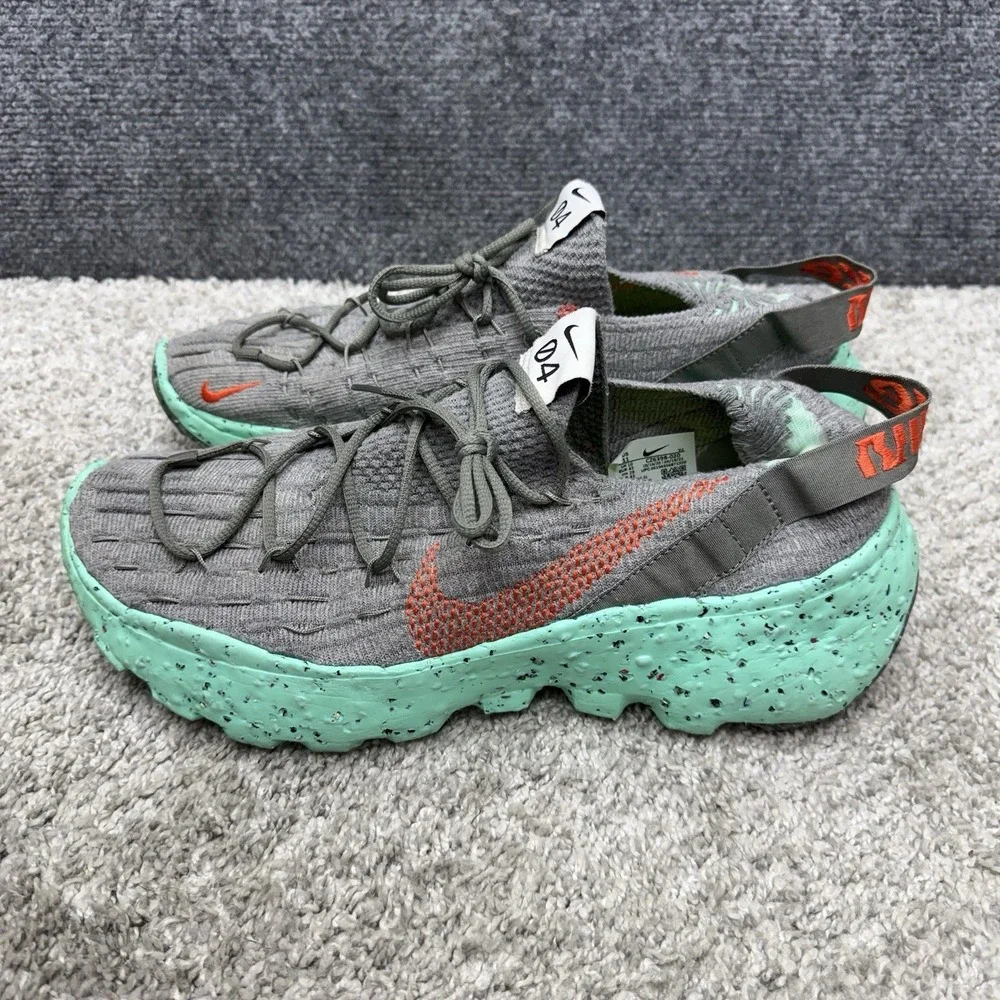 Nike Space Hippie 04 Sneakers Gray Green Shoes CZ6398-020 men's size 11